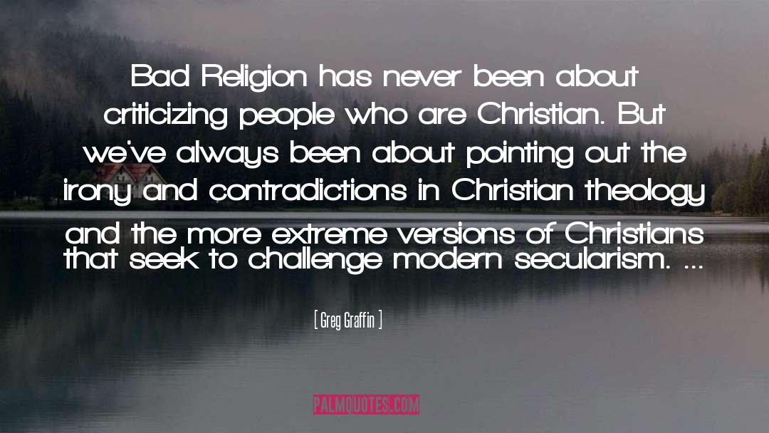 Christian Theology quotes by Greg Graffin