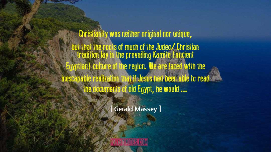 Christian Tradition quotes by Gerald Massey