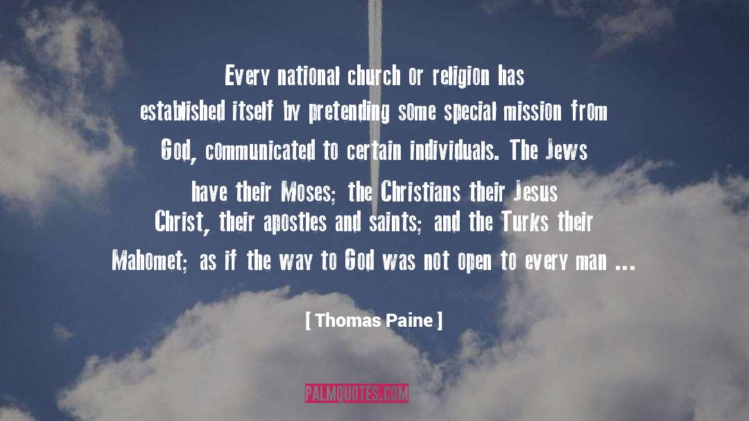 Christian Tradition quotes by Thomas Paine