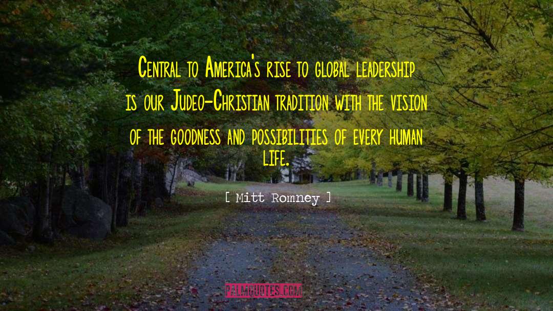 Christian Tradition quotes by Mitt Romney