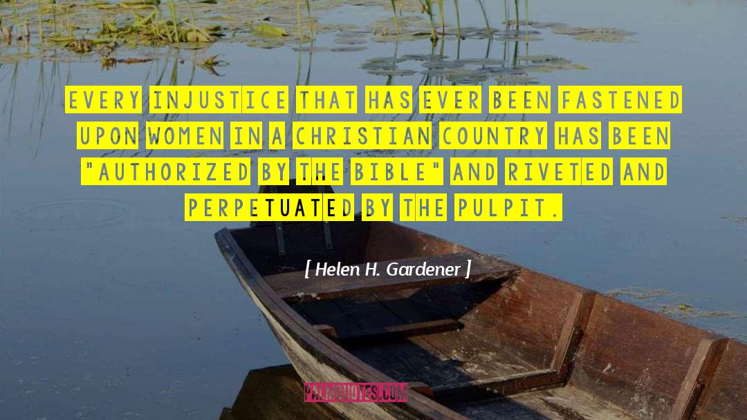 Christian Writer quotes by Helen H. Gardener