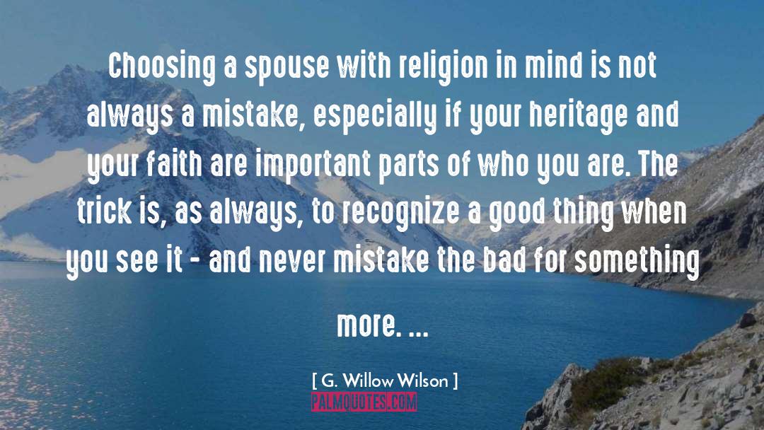 Christianity And Faith quotes by G. Willow Wilson