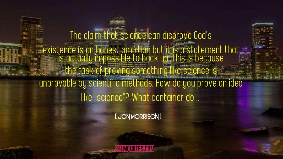 Christianity And Science quotes by Jon Morrison
