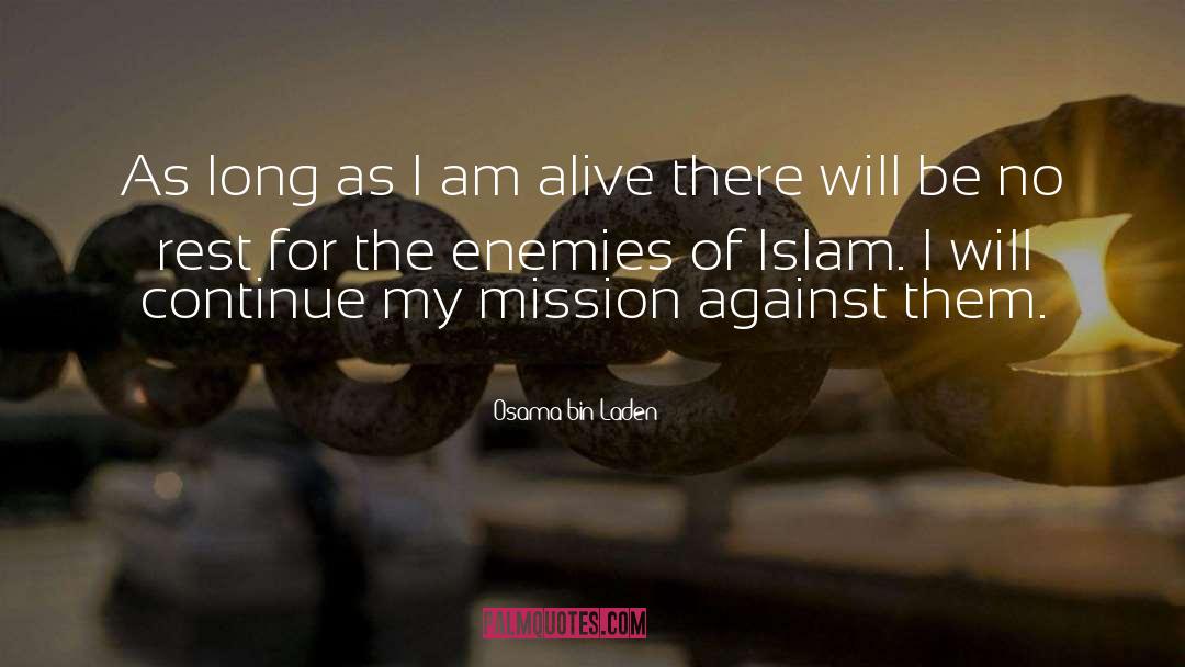 Christianity Islam quotes by Osama Bin Laden