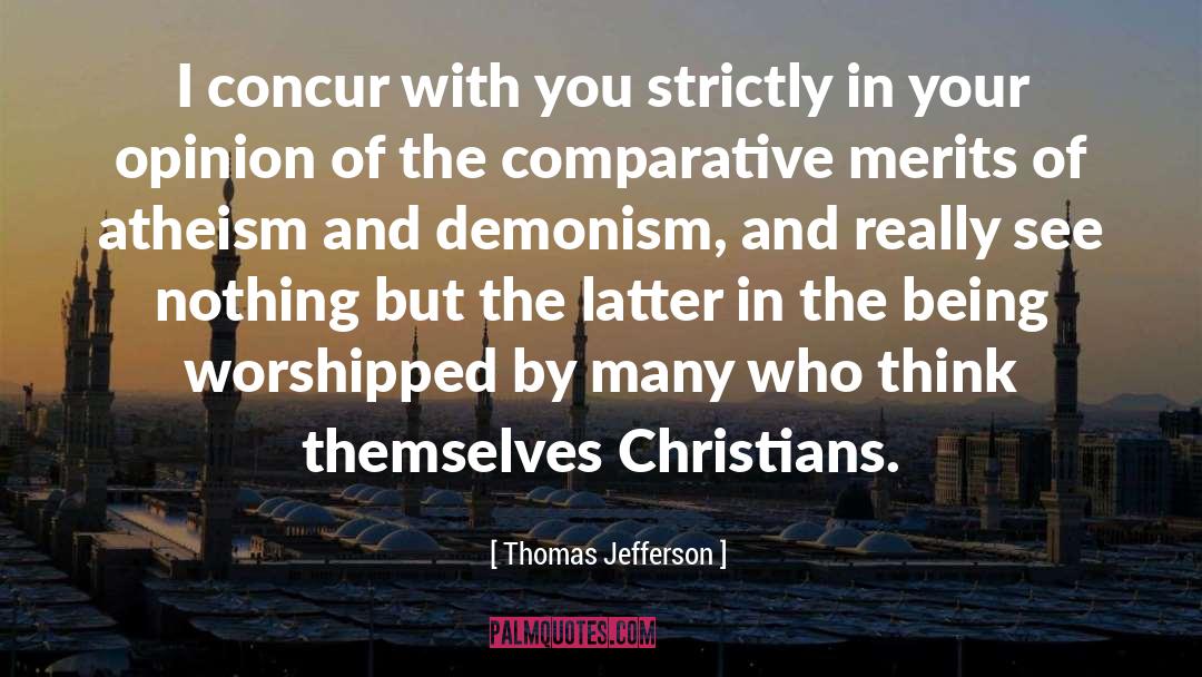 Christianity Religion Atheism quotes by Thomas Jefferson