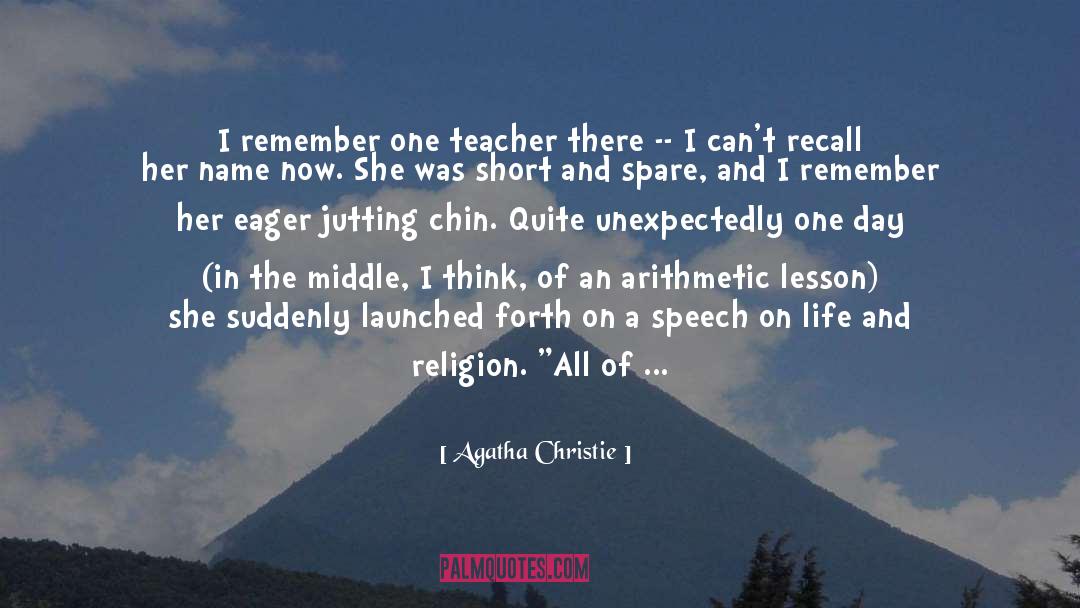 Christianity Religion Atheism quotes by Agatha Christie