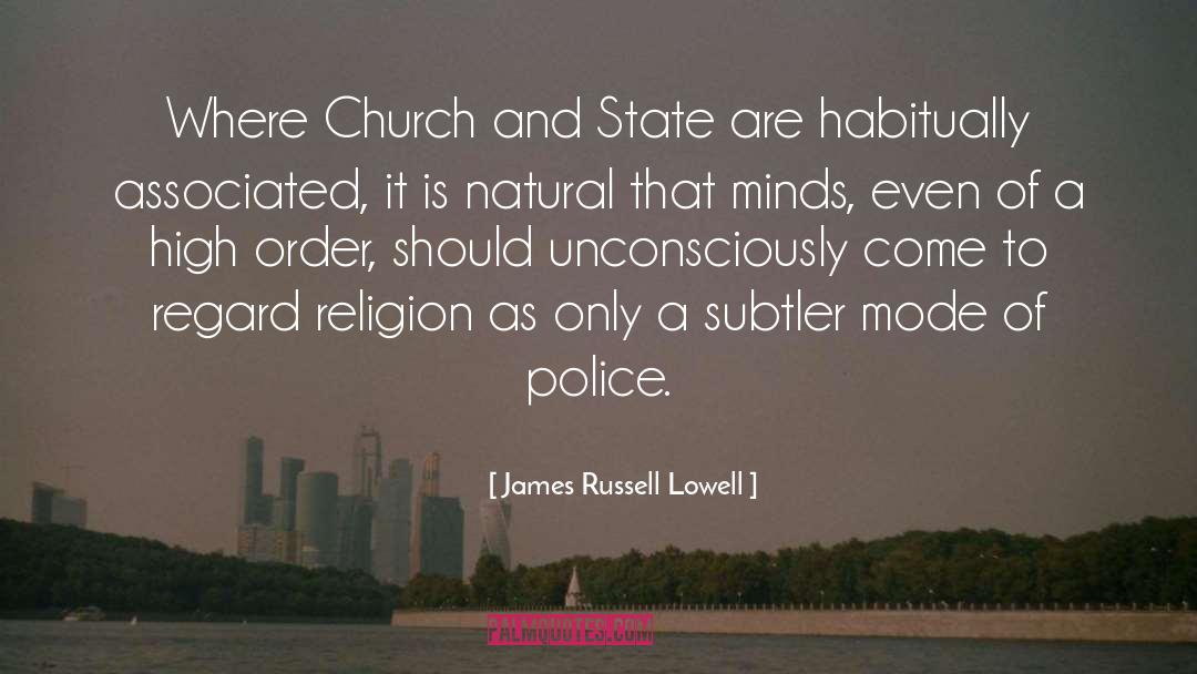 Christianity Religion Atheism quotes by James Russell Lowell