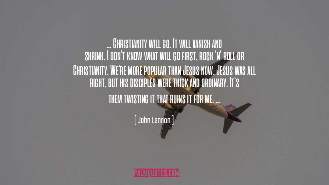 Christianity Religion Atheism quotes by John Lennon