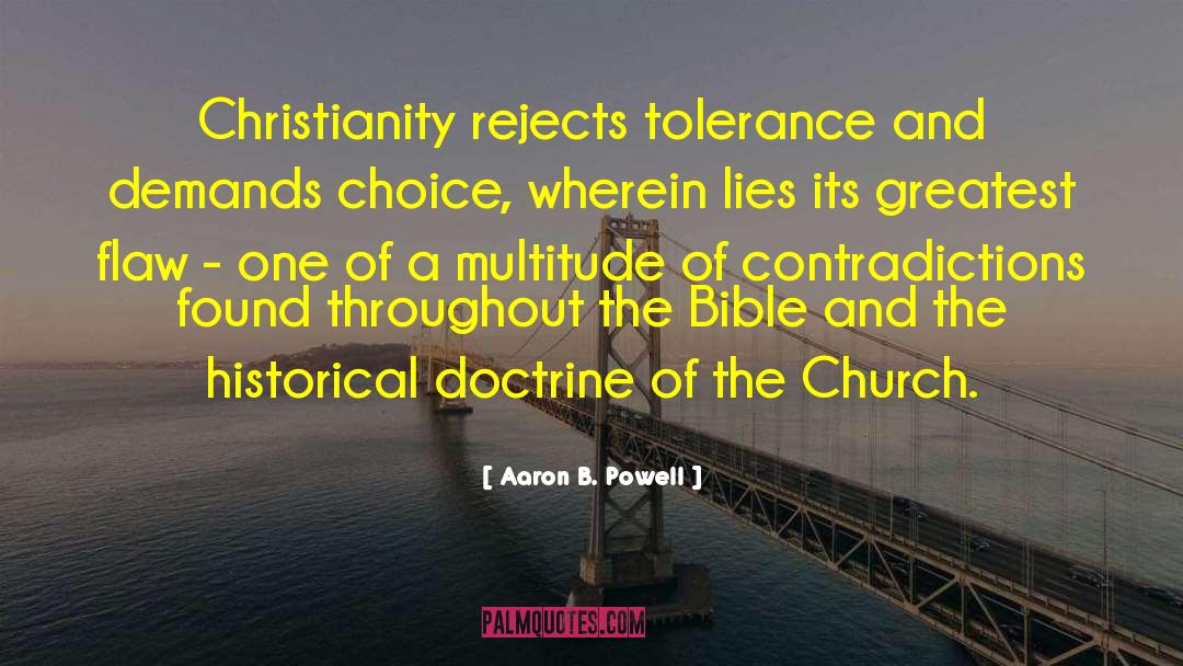 Christianity Religion quotes by Aaron B. Powell