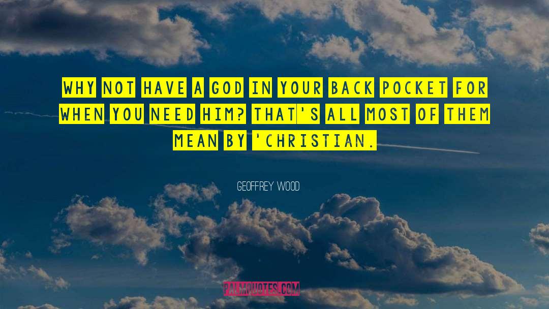 Christianity Vs Jews quotes by Geoffrey Wood