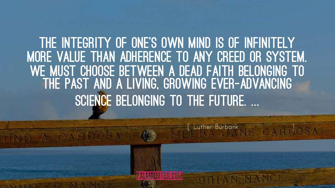 Christianity Vs Science quotes by Luther Burbank