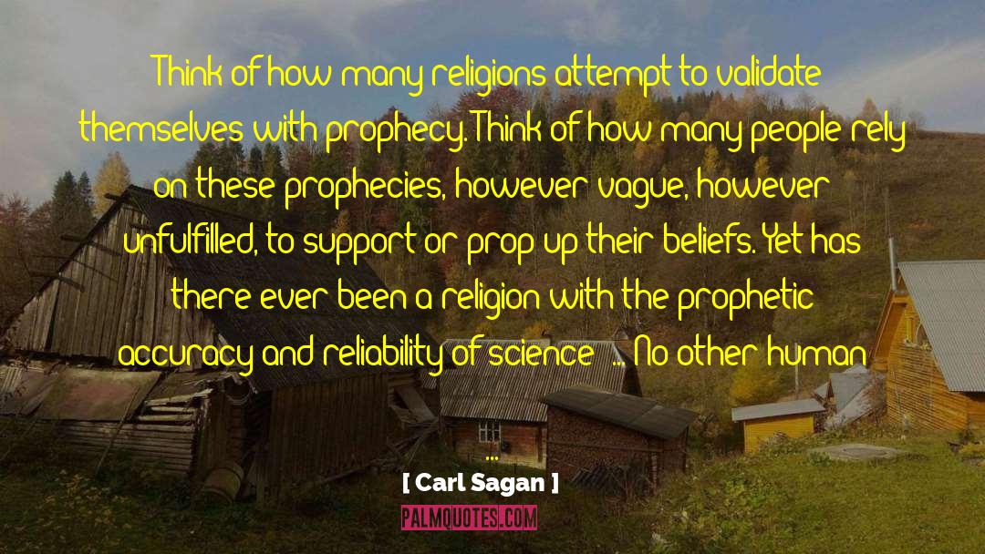 Christianity Vs Science quotes by Carl Sagan