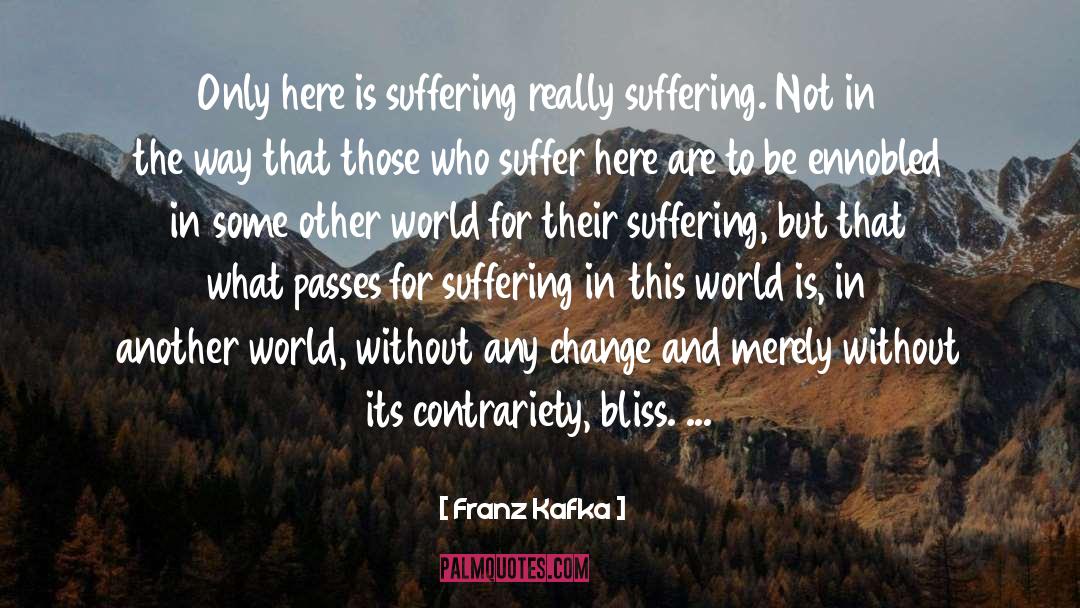 Christians Who Suffer quotes by Franz Kafka