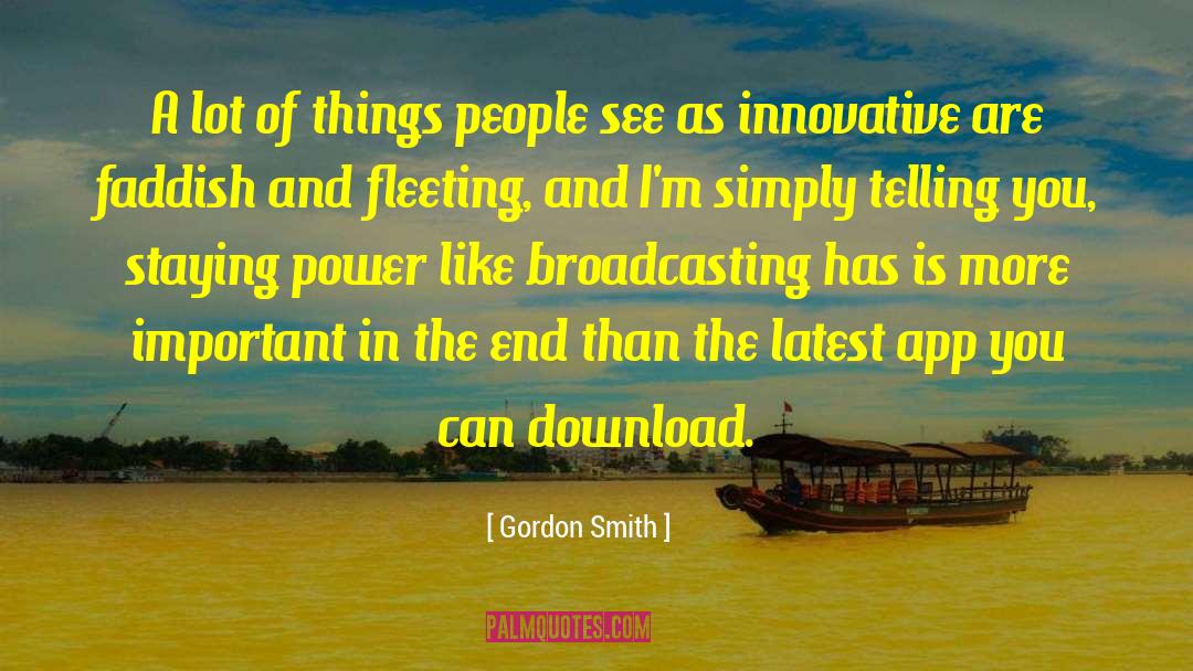 Christiansen Broadcasting quotes by Gordon Smith