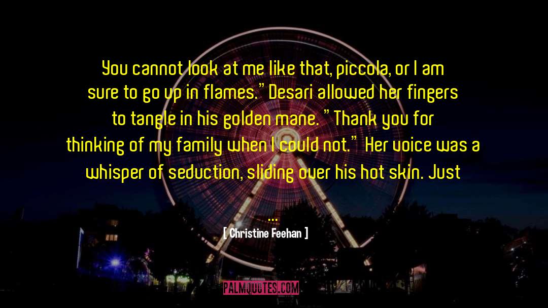 Christie Golden quotes by Christine Feehan