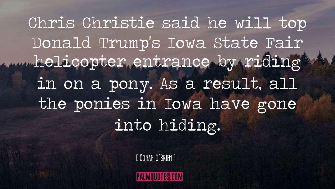 Christie quotes by Conan O'Brien