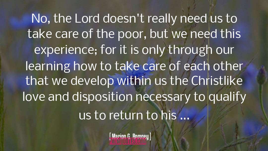Christlike quotes by Marion G. Romney