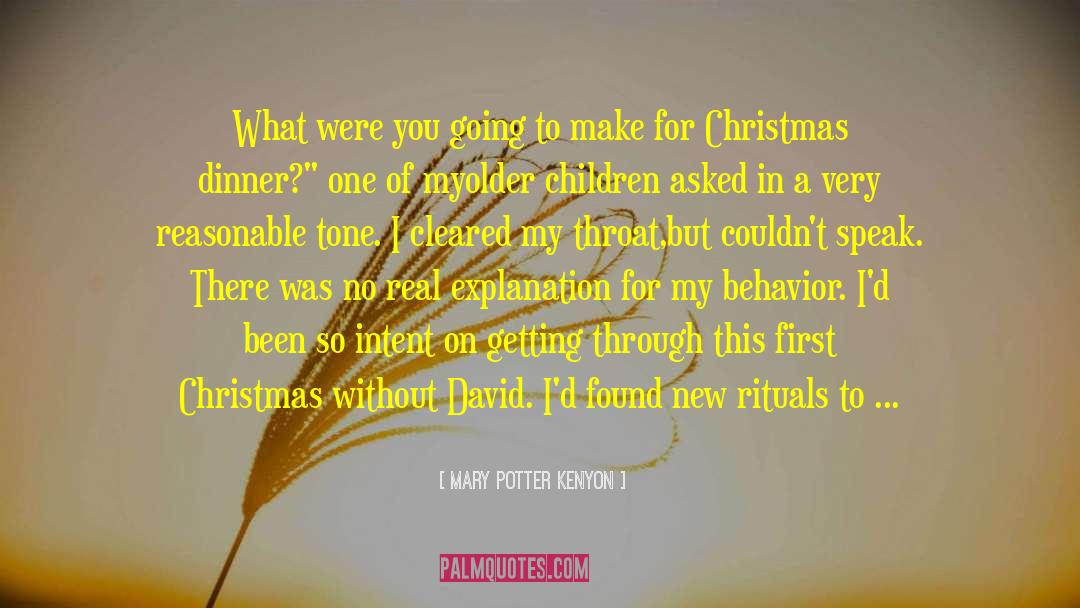 Christmas Decorations quotes by Mary Potter Kenyon