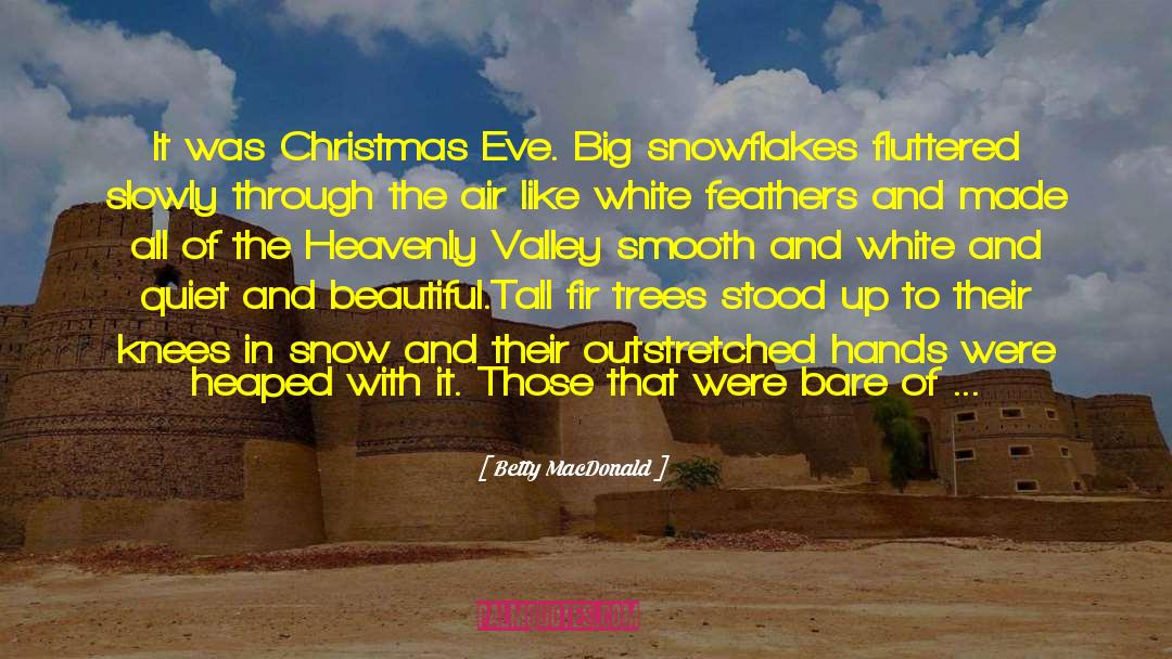 Christmas Eve quotes by Betty MacDonald