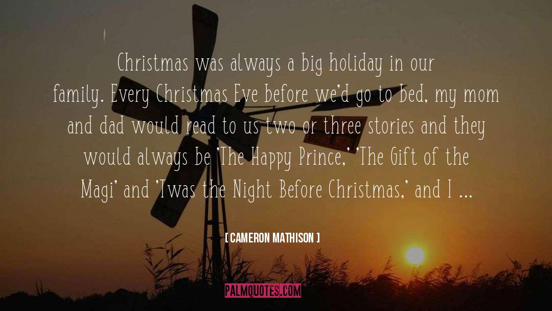 Christmas Eve quotes by Cameron Mathison