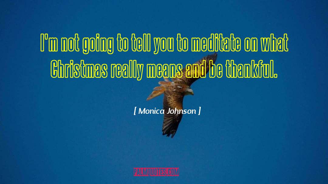 Christmas Fuss quotes by Monica Johnson