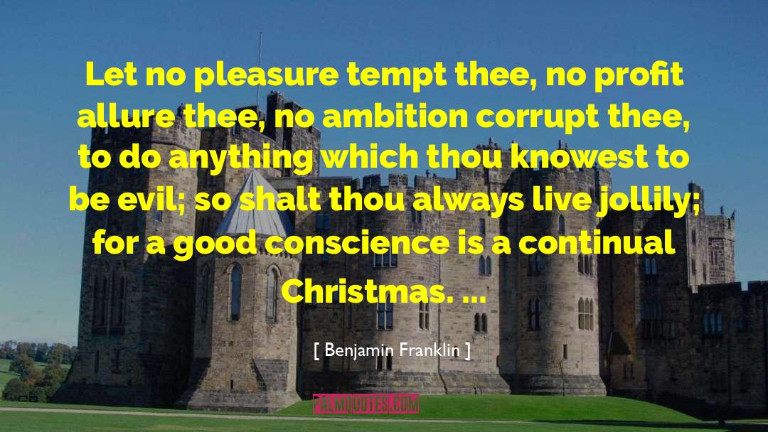 Christmas Ghost quotes by Benjamin Franklin