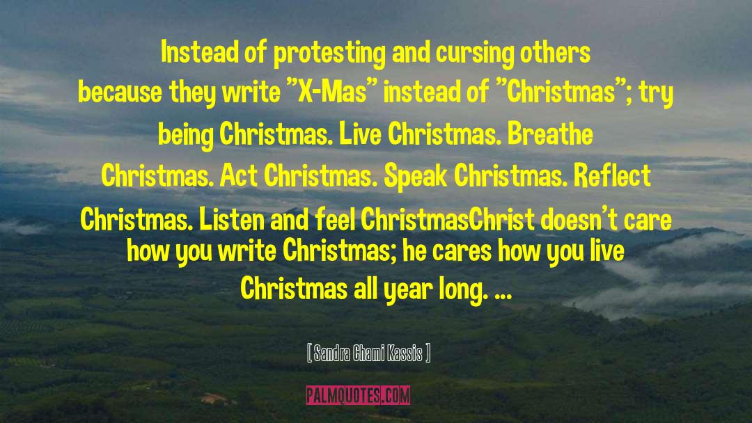 Christmas Goodie quotes by Sandra Chami Kassis