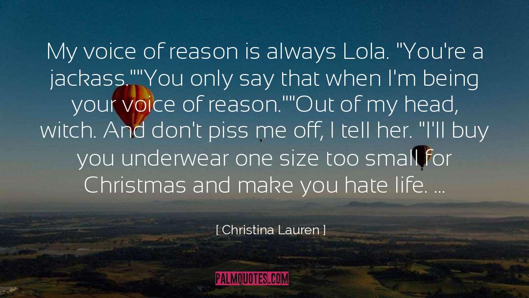Christmas Greeting quotes by Christina Lauren