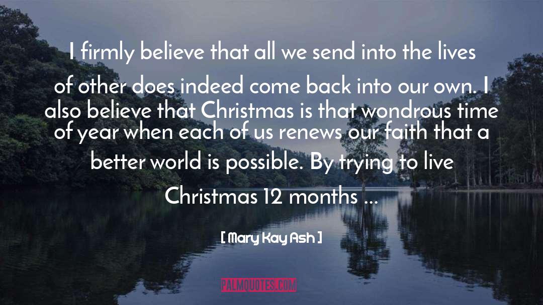 Christmas Invites quotes by Mary Kay Ash