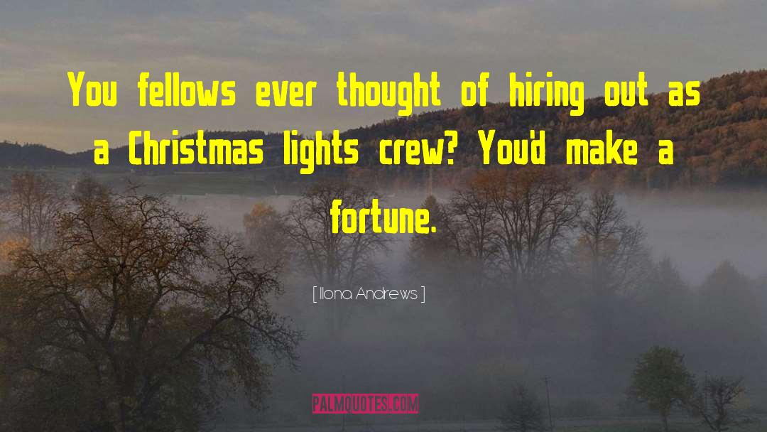 Christmas Lights quotes by Ilona Andrews