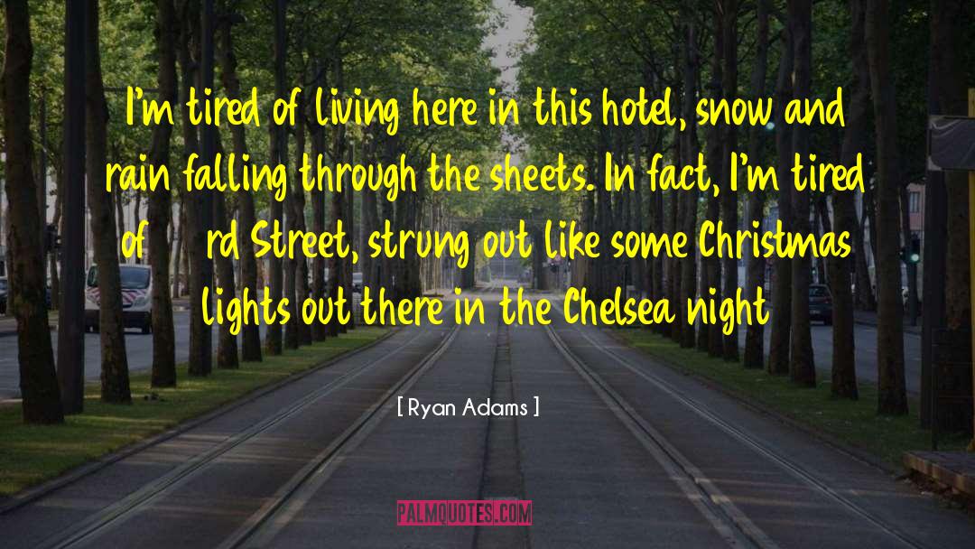 Christmas Lights quotes by Ryan Adams