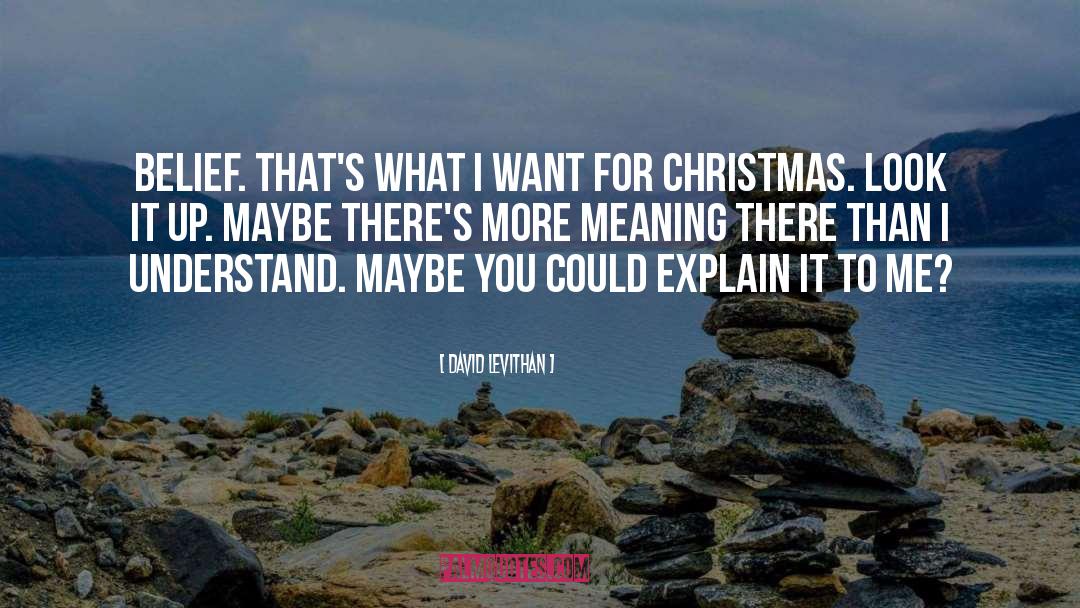 Christmas Novella quotes by David Levithan