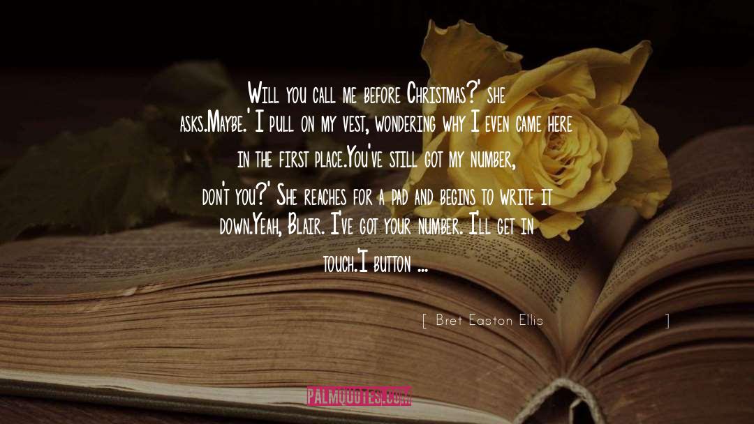 Christmas Obsession quotes by Bret Easton Ellis