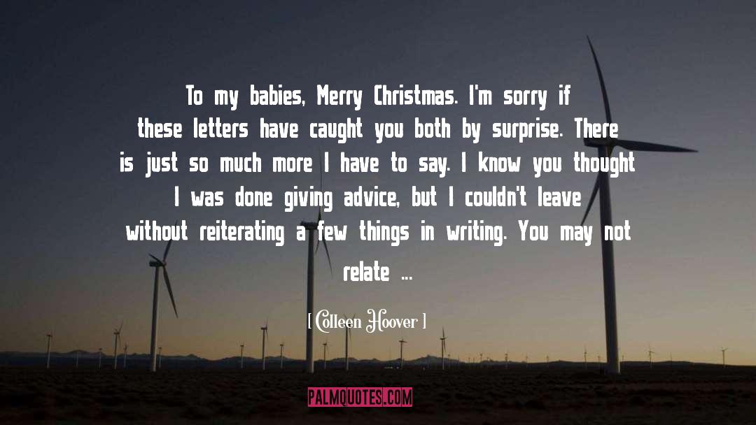 Christmas quotes by Colleen Hoover