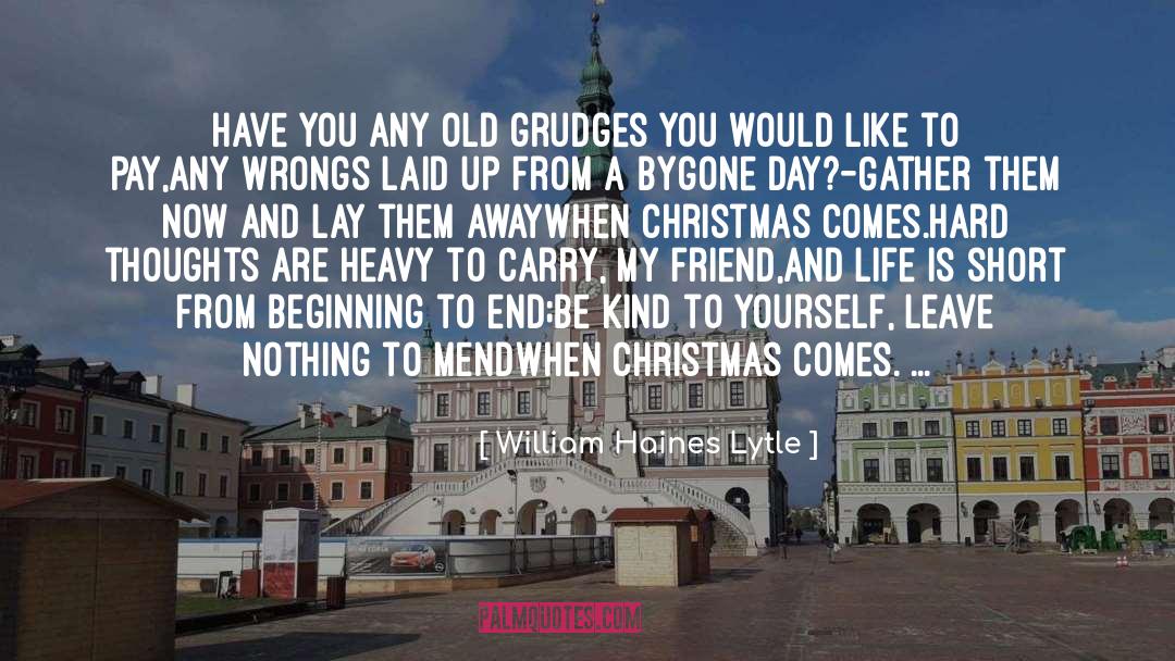 Christmas quotes by William Haines Lytle