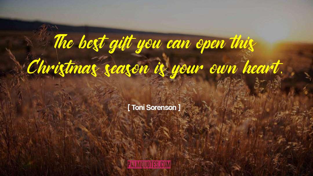 Christmas Season quotes by Toni Sorenson