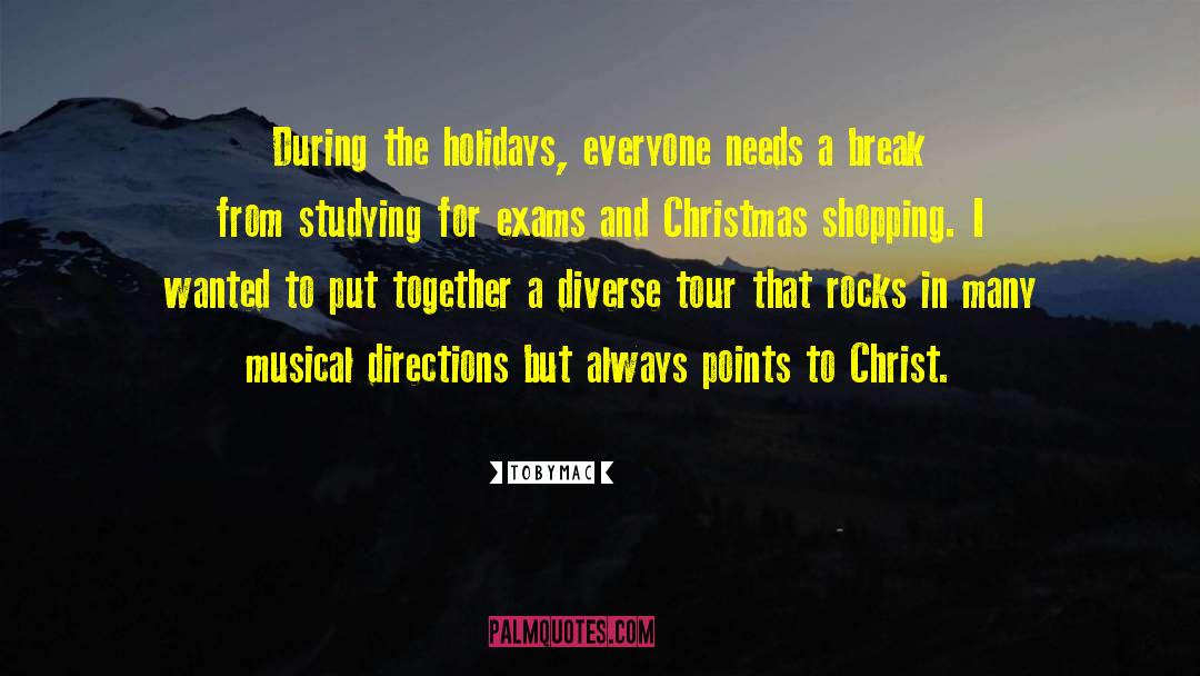 Christmas Shopping quotes by TobyMac