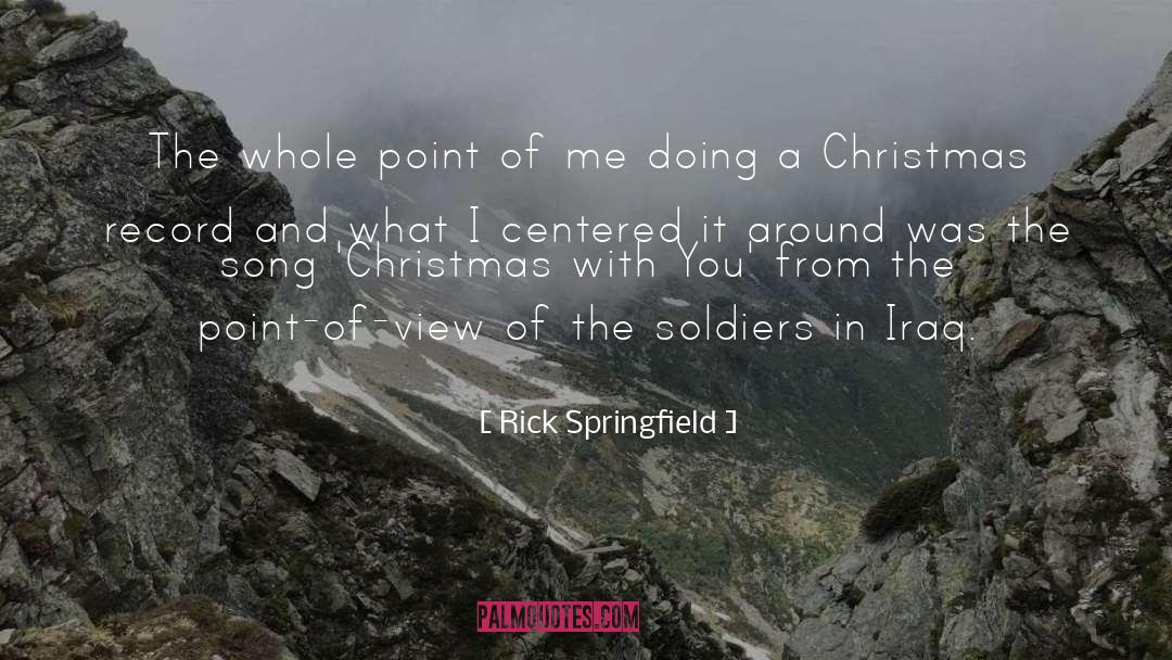 Christmas Song And Movie quotes by Rick Springfield