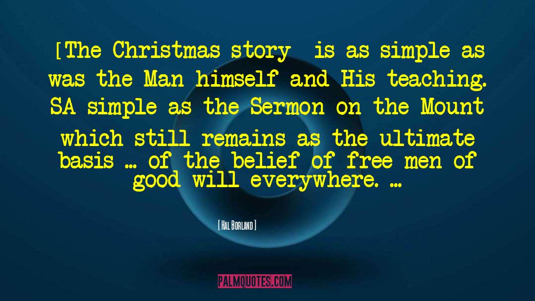 Christmas Story quotes by Hal Borland