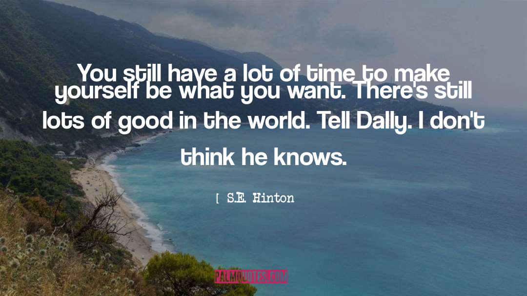 Christmas Time quotes by S.E. Hinton