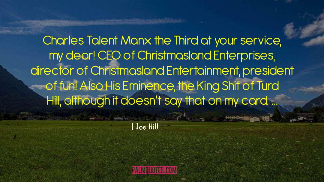 Christmasland quotes by Joe Hill
