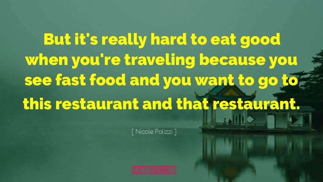 Christoff Restaurant quotes by Nicole Polizzi