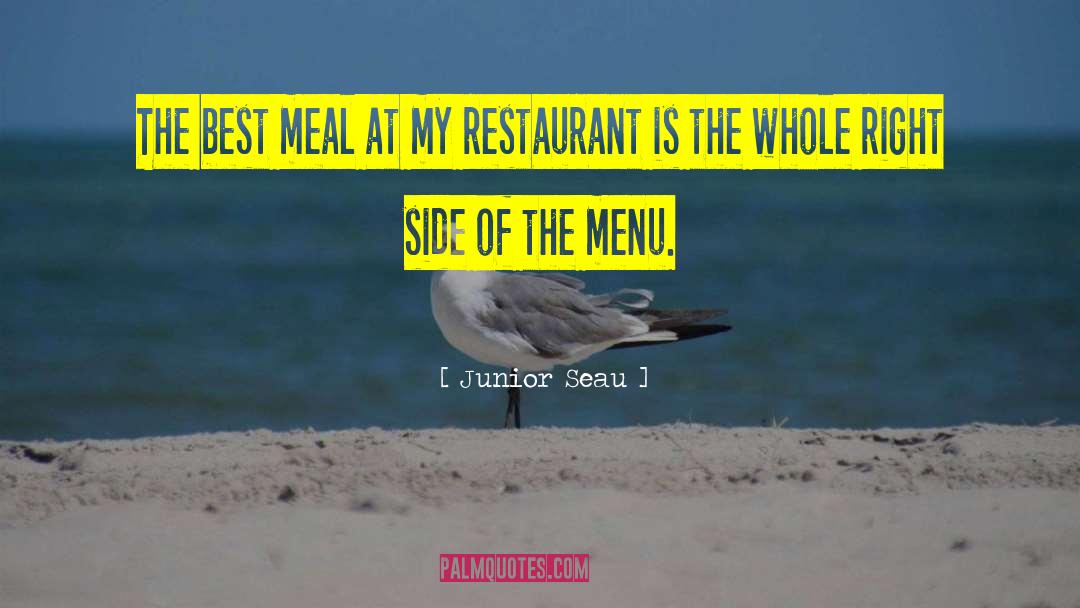 Christoff Restaurant quotes by Junior Seau