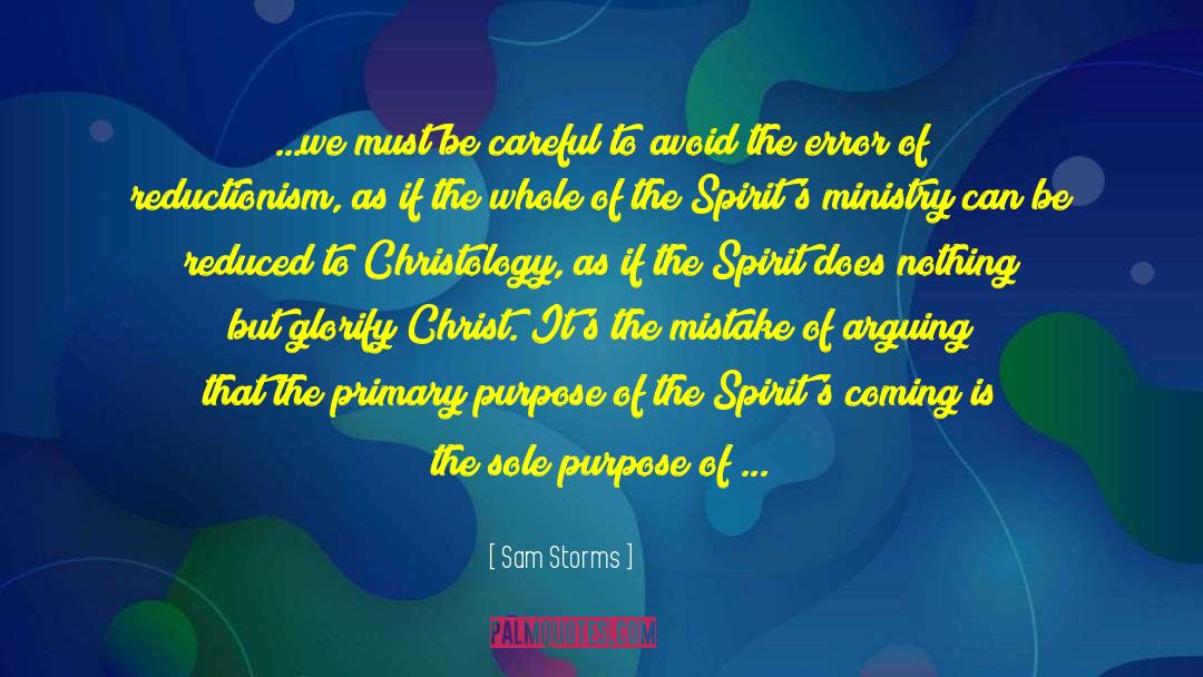 Christology quotes by Sam Storms