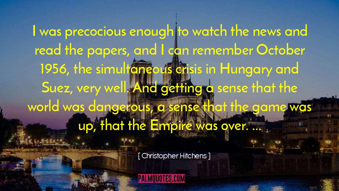 Christopher And Ashleigh quotes by Christopher Hitchens