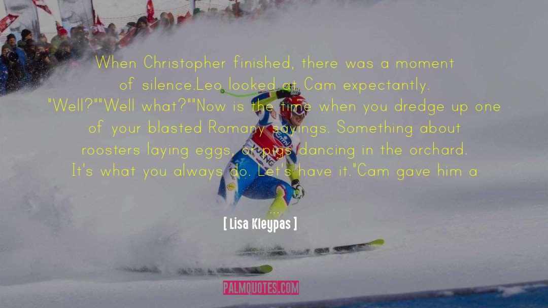 Christopher Healy quotes by Lisa Kleypas