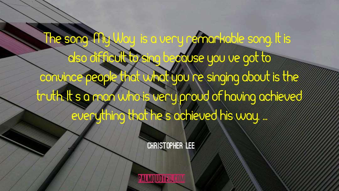 Christopher Loren quotes by Christopher Lee