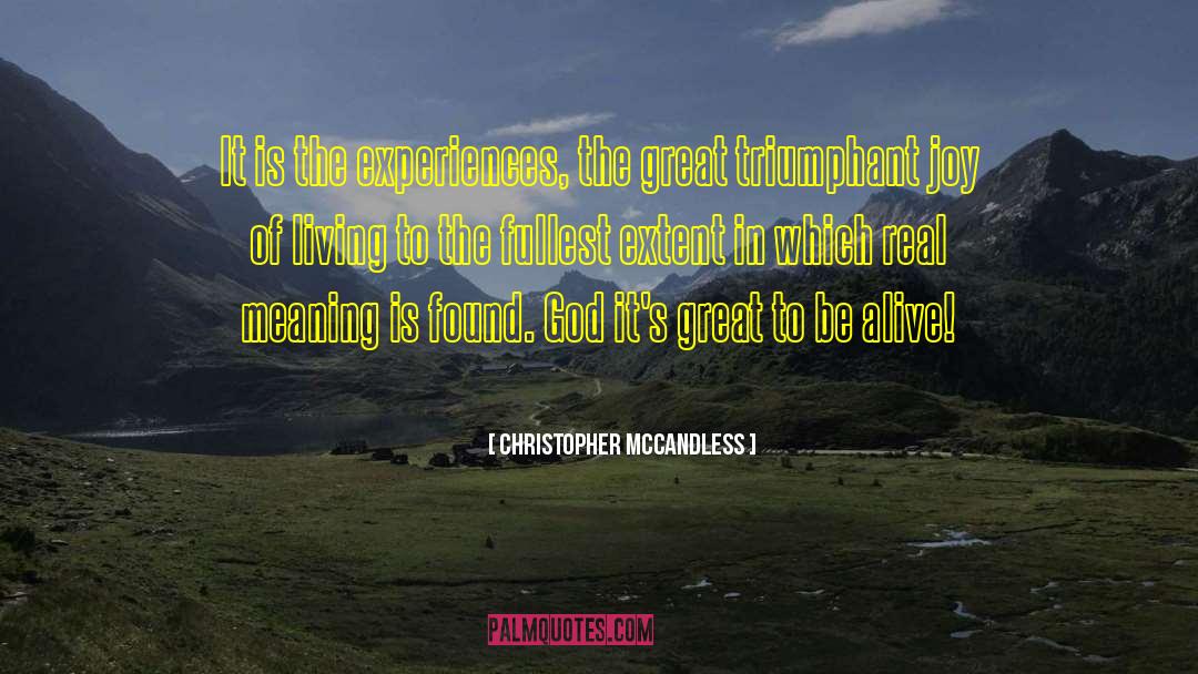 Christopher Mccandless quotes by Christopher McCandless