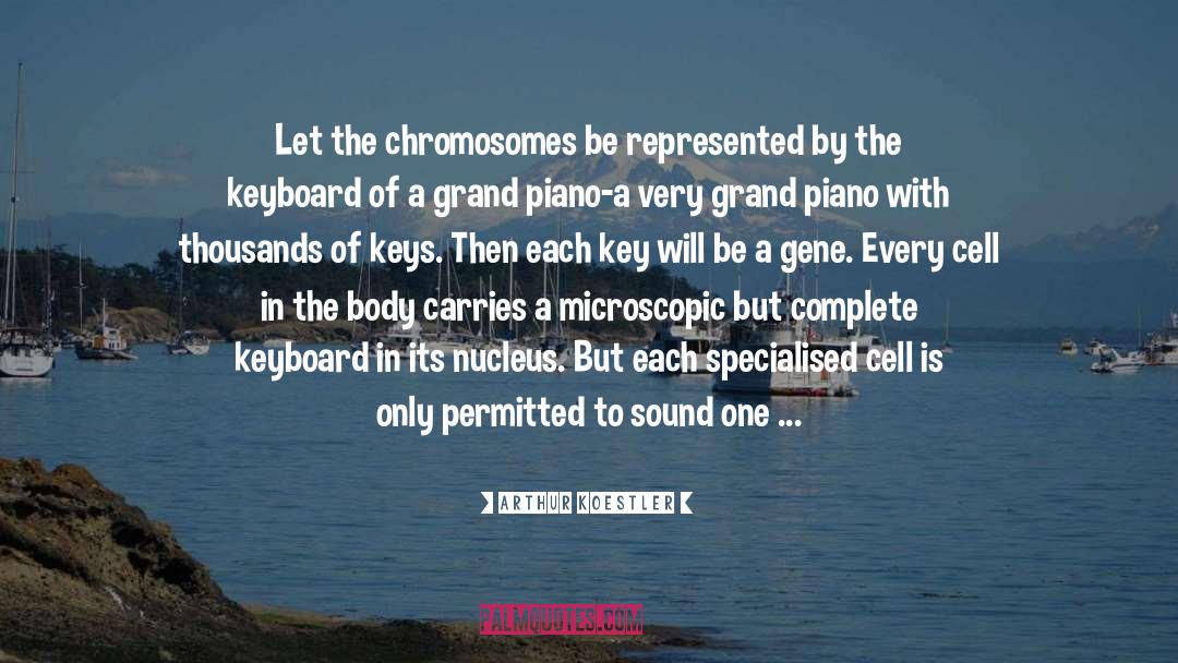 Chromosomes quotes by Arthur Koestler