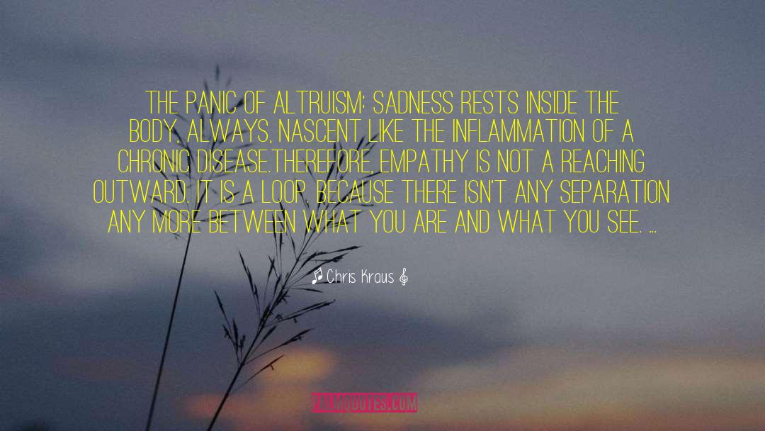 Chronic Disease quotes by Chris Kraus